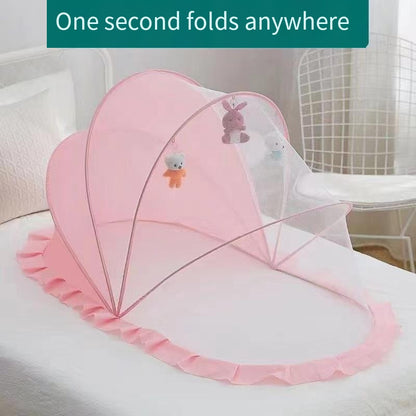 Children's Foldable mosquito net Free installation of portable foldable infant and child nets Upgraded Children's mosquito net