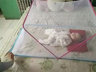 Children's Foldable mosquito net Free installation of portable foldable infant and child nets Upgraded Children's mosquito net